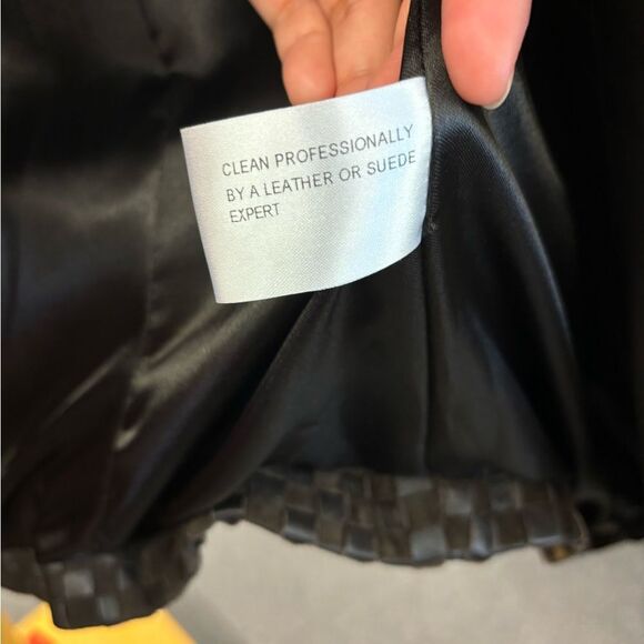 Marvin Richards ladies LG dark brown/suede jacket with rabbit fur - Picture 7 of 7